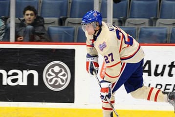 Bridgeport Sound Tiger Hockey Team at Harbour Yard in Bridgeport CT